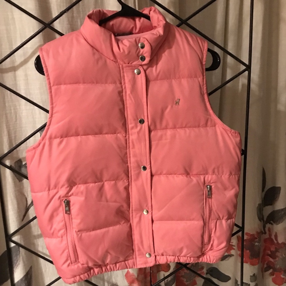 Old Navy Pink Fleece Lined Vest